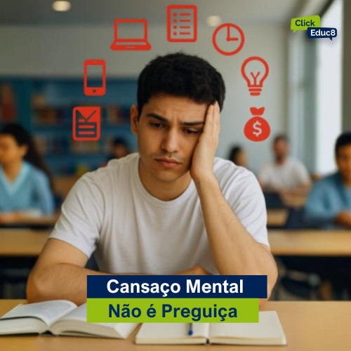 🧠 Cansaço Mental Não é Preguiça!